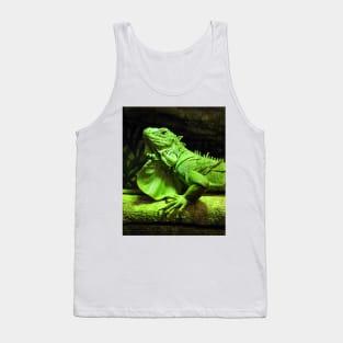 Green Iguana Tank Top